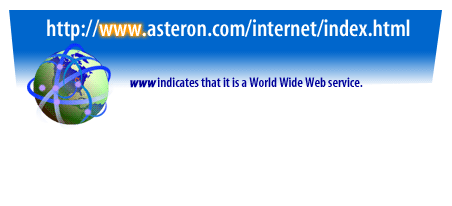 2) www indicates that it is a World Wide Web Service